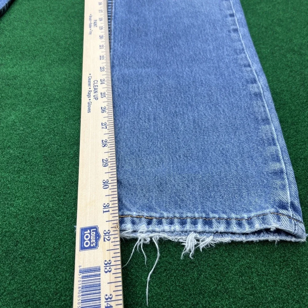 Levi's 514 Straight Leg Blue Denim Jeans Mens 32x34